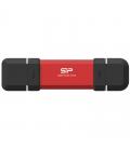 Sp memoria usb ds72 250gb usb a+c 3.2 gen2 rojo