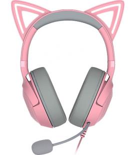 Auriculares gaming razer kraken kitty v2 jack 3.5mm rosa