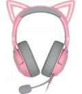 Auriculares gaming razer kraken kitty v2 jack 3.5mm rosa
