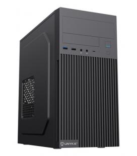 Caja ordenador semitorre unykach c260 matx negra 500w
