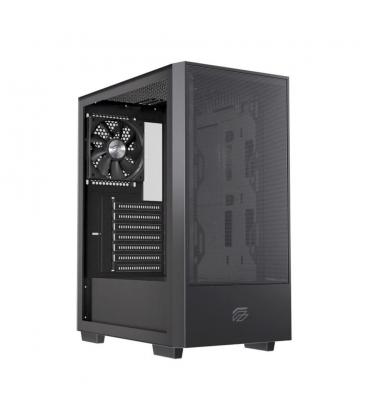 Caja ordenador gaming einarex p100 core atx cristal templado negra