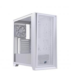 Caja ordenador gaming einarex p600 core atx cristal templado blanca