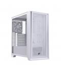 Caja ordenador gaming einarex p600 core atx cristal templado blanca