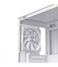 Caja ordenador gaming einarex p600 core atx cristal templado blanca
