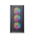 Caja ordenador gaming einarex p600 rgb atx cristal templado negra
