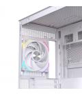 Caja ordenador gaming einarex s800 rgb atx cristal templado blanca