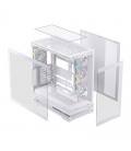 Caja ordenador gaming einarex s800 rgb atx cristal templado blanca