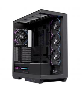 Caja ordenador gaming einarex z1k rgb atx cristal templado negra
