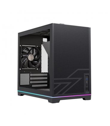 Caja ordenador gaming einarex pm300 core matx cristal templado negra