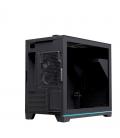 Caja ordenador gaming einarex pm300 core matx cristal templado negra