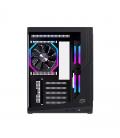 Caja ordenador gaming einarex sm300 rgb matx cristal templado negra