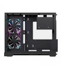Caja ordenador gaming einarex sm300 rgb matx cristal templado negra