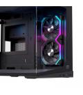 Caja ordenador gaming einarex sm300 rgb matx cristal templado negra