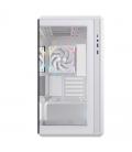Caja ordenador gaming einarex zm800 rgb matx cristal templado blanca