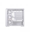 Caja ordenador gaming einarex zm800 rgb matx cristal templado blanca