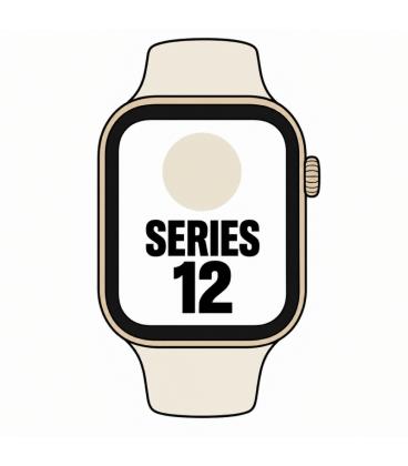 Apple watch series 12/ gps/ 42mm/ dorado claro/ correa deportiva arena (s/m)