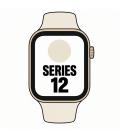 Apple watch series 12/ gps/ 42mm/ dorado claro/ correa deportiva arena (s/m)