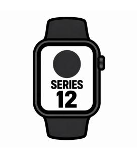 Apple watch series 12/ gps/ cellular/ 46mm/ negro/ correa deportiva negra (s/m)