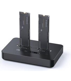 DOCK GEMBIRD DD2-U3M2 USB-C USB-C GRIS
