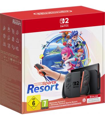 Nintendo switch 2/ incluye código juego nintendo switch sports resort + código 3 meses online
