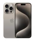 Telefono movil smartphone apple iphone 15 pro 5g - 256gb - 6.1 pulgadas titanium acondicionado