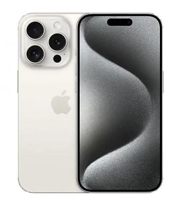 Telefono movil smartphone apple iphone 15 pro 5g - 256gb - 6.1 pulgadas blanco acondicionado