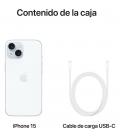Telefono movil smartphone apple iphone 15 5g - 512gb - 6.1 pulgadas azul acondicionado ab