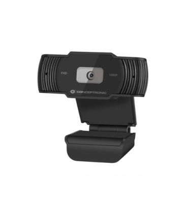 Webcam conceptronic amdis04b fhd 30fps usb2.0 1.5m mic. fov 65 cmos negro
