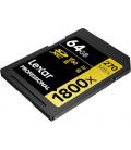 Tarjeta memoria sdxc lexar professional 1800x 64gb uhs - ii c10 v60