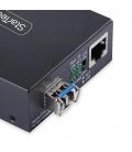 Conversor de medios de fibra startech lc monomodo para redes