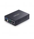 Conversor de medios de fibra startech lc monomodo para redes hasta 40km
