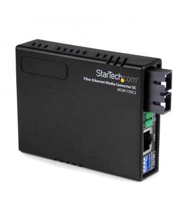 Conversor de medios ethernet a fibra startech sc multimodo para redes 2km