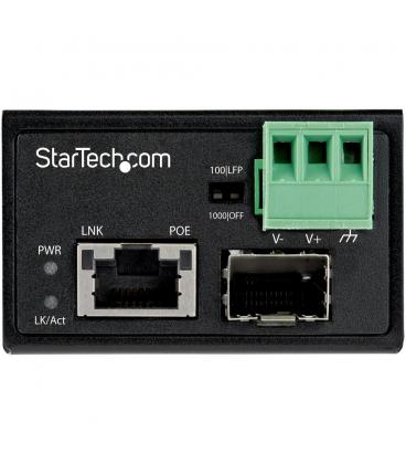 Conversor de medios fibra a ethernet startech industral