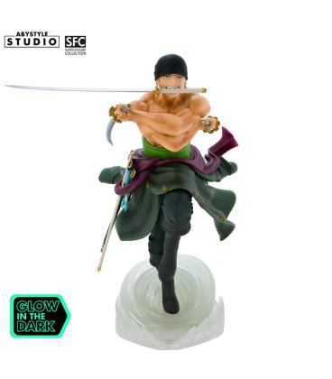 Figura abystyle one piece zoro glow in the dark