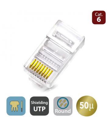 Conector rj45 wp wpc - mdp - 883 - 6up - r50t cat. 6 macho