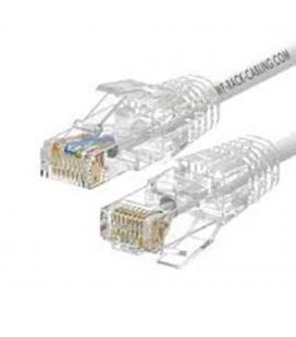 Cable de red slim wp latiguillo rj45 u - utp cat.6a 2m blanco