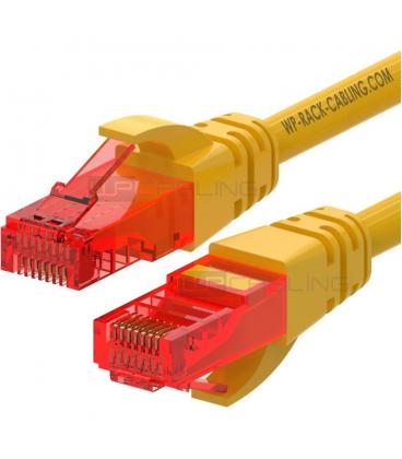 Cable de red wp latiguillo rj45 u - utp cat.6 0.2m amarillo