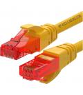 Cable de red wp latiguillo rj45 u - utp cat.6 0.2m amarillo