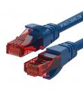 Cable de red wp latiguillo rj45 u - utp cat.6 0.5m azul