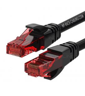 Cable de red wp latiguillo rj45 u - utp cat.6 0.5m negro