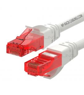Cable de red wp latiguillo rj45 u - utp cat.6 0.5m blanco