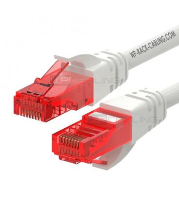 Cable de red wp latiguillo rj45 u - utp cat.6 0.5m blanco