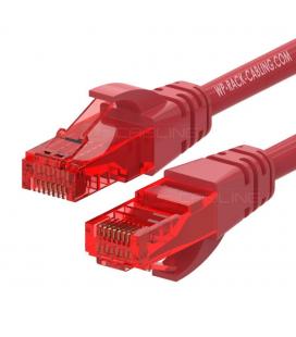 Cable de red wp latiguillo rj45 u - utp cat.6 1m rojo