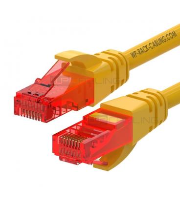 Cable de red wp latiguillo rj45 u - utp cat.6 1m amarillo