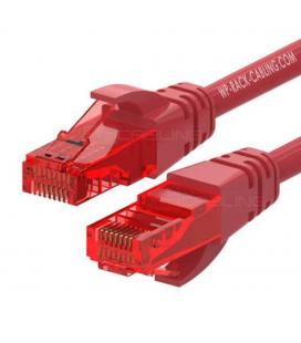 Cable de red wp latiguillo rj45 u - utp cat.6 3m rojo
