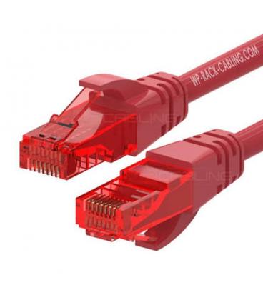 Cable de red wp latiguillo rj45 u - utp cat.6 3m rojo