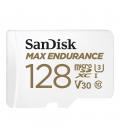Tarjeta memoria micro secure digital sdxc sandisk max endurance 128gb cl10 + adaptador sd