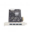 Tarjeta startech 4x usb 3.2 pci express 2.0