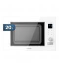Microondas encastrable con grill cecotec grandheat 2090 built - in touch white 1200w 21l
