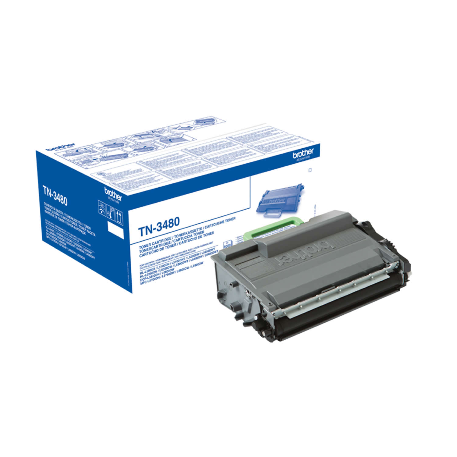 TONER NEGRO BROTHER TN3480 -